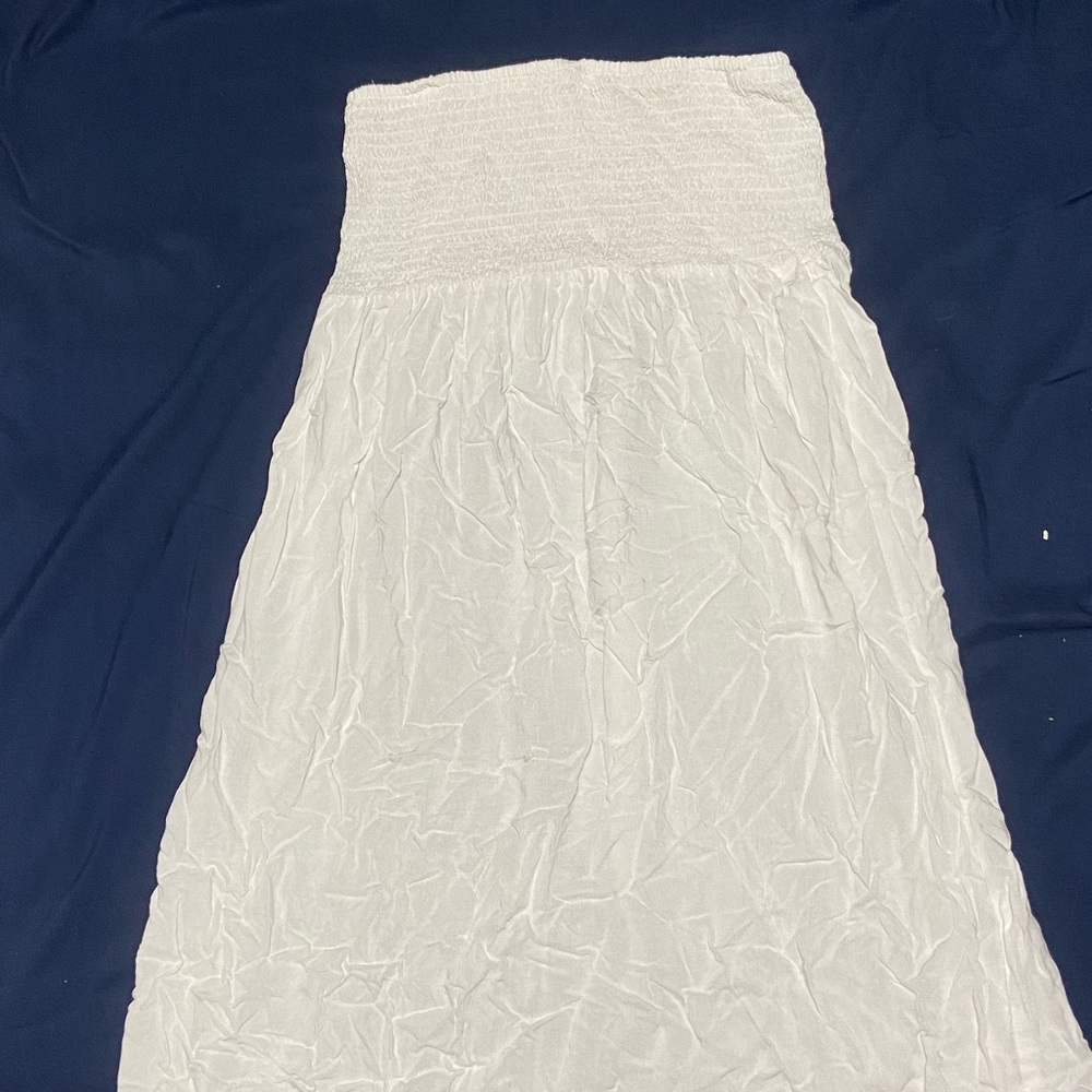 White, casual dress